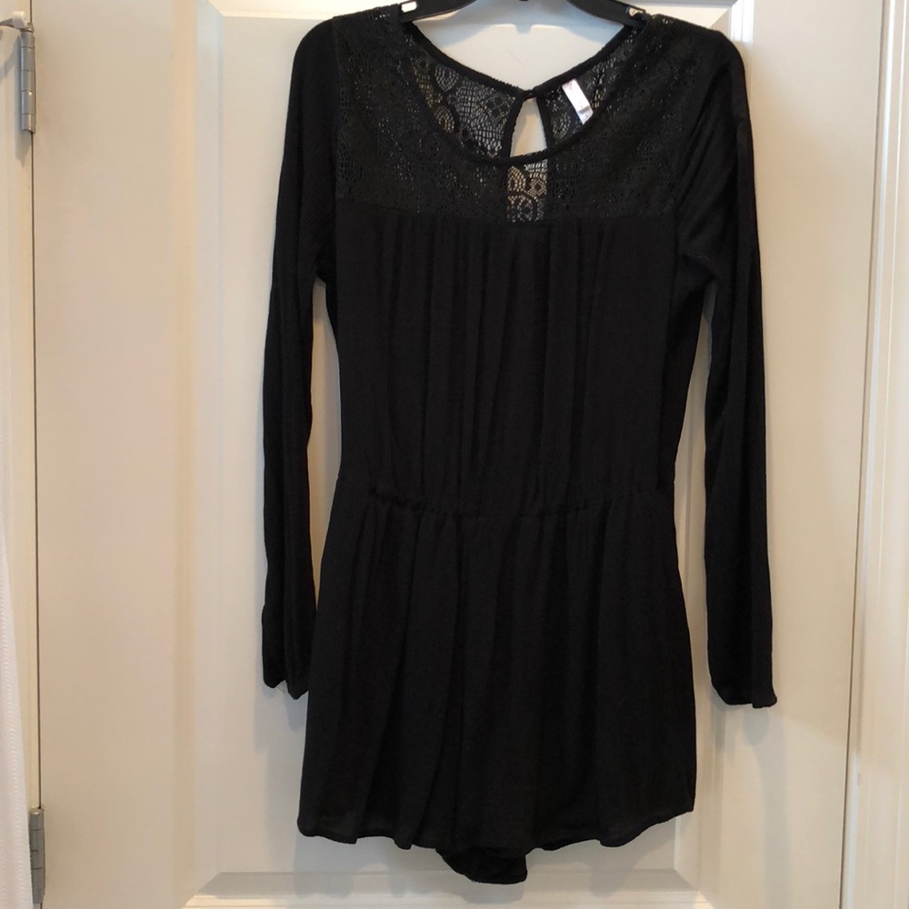Xhilaration Long Sleeve Lace Romper
